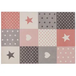 Merinos Stars rose PASTEL KIDS - L/B ca. 150.00x80.00