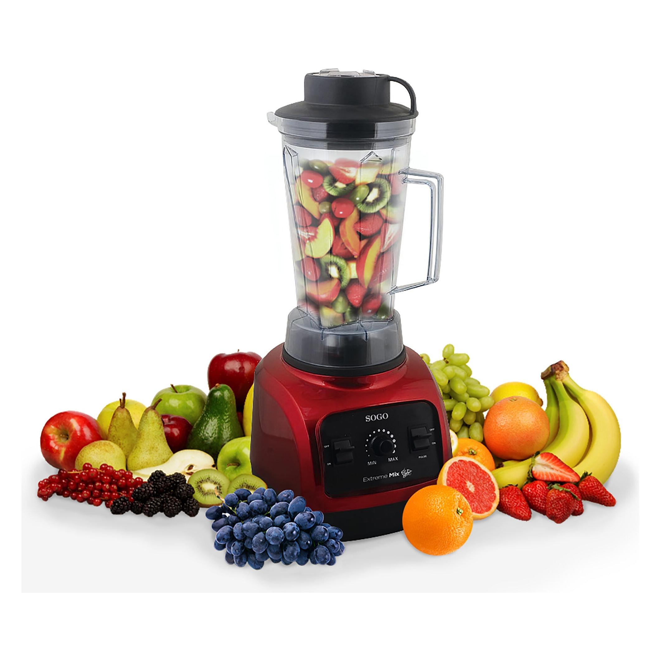 Sogo Professional Jar Blender High Power - Unbreakable Plastic Bpa Free Jar - 2l - 1800w (1800 W) (BAT-SS-5150)