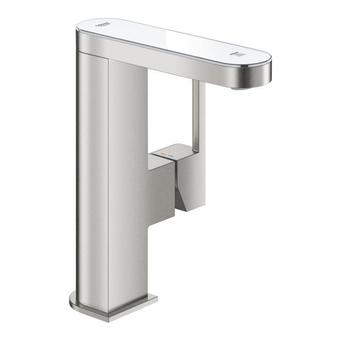 Grohe Plus Waschtisch-Einhebelmischer 23958DC3 M-Size, mit digitalem Display, 1/2", supersteel