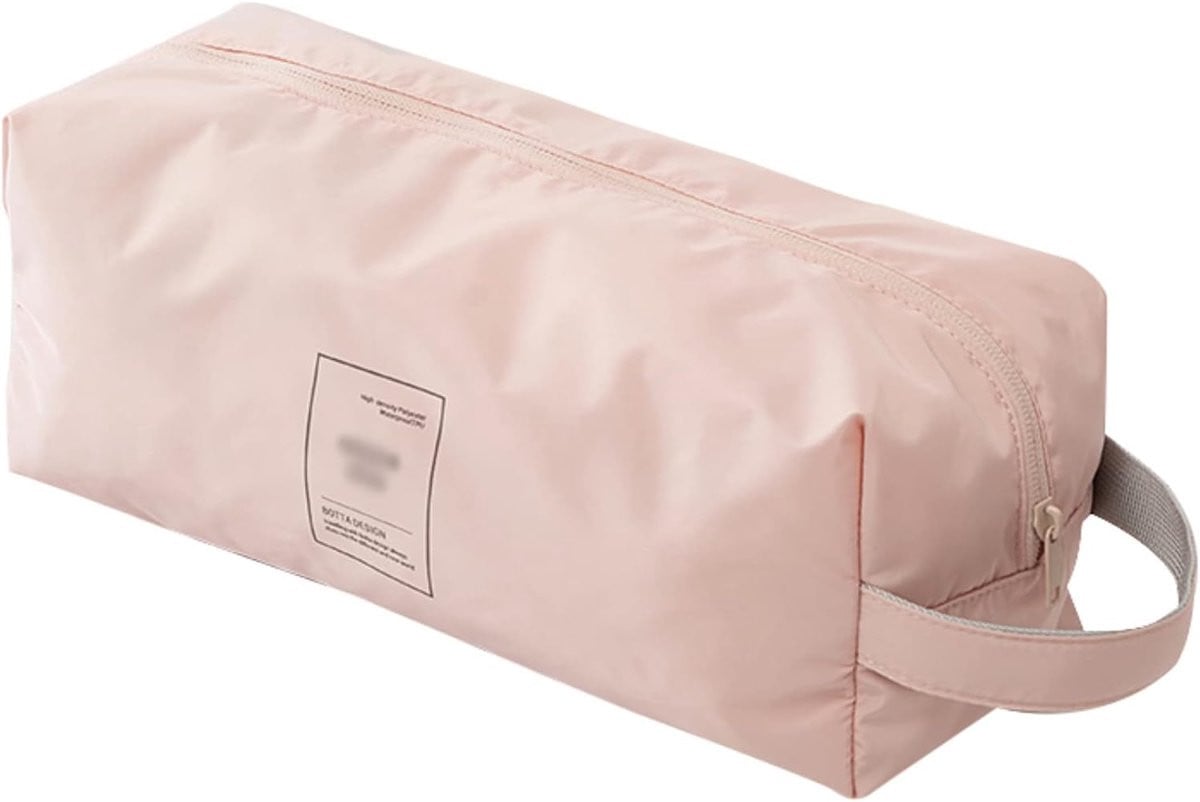 Opvouwbare waterdichte en stofdichte schoenenzak opbergtas - Roze