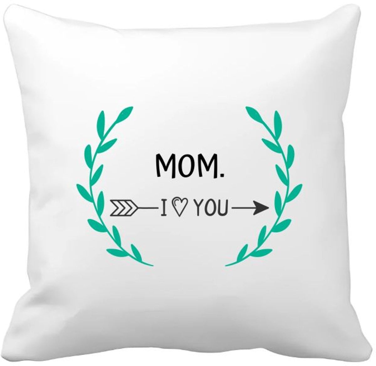Akyol Mom I Love You Kussenhoes - Mama - 40 x 40 cm