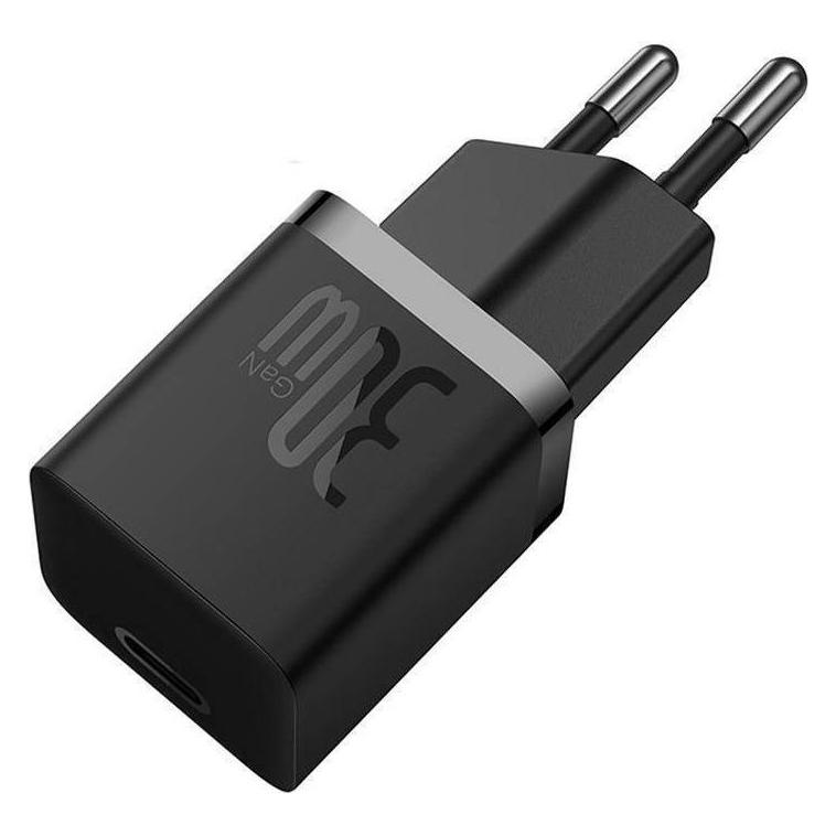 Baseus GaN5 Fast Charger (30 W, 1 Port) (CCGN070401)