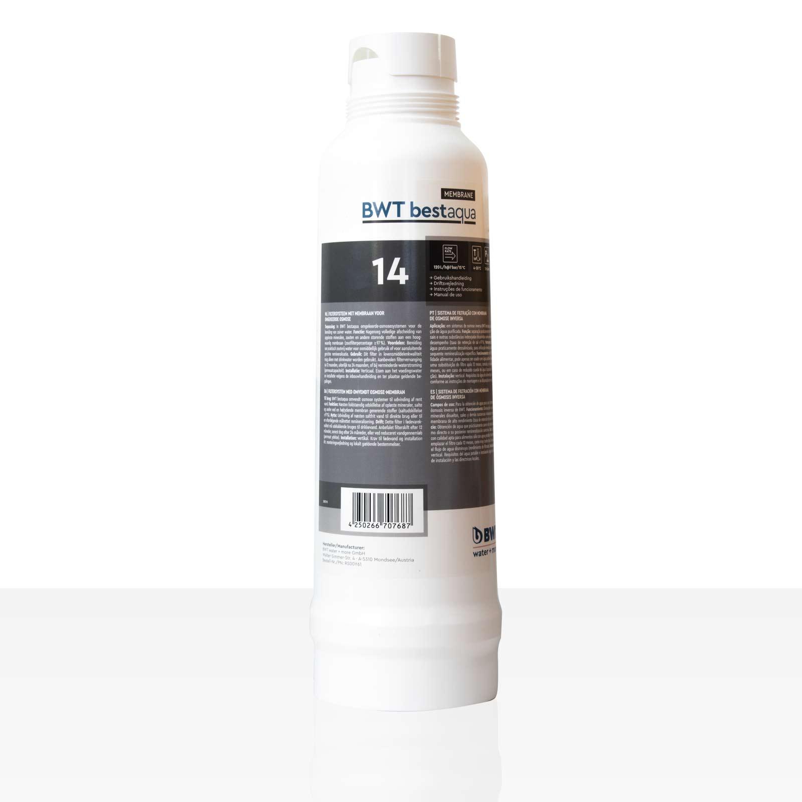BWT bestaqua 14 Membrane Filterkerze, Filterkartusche, Filterpatrone