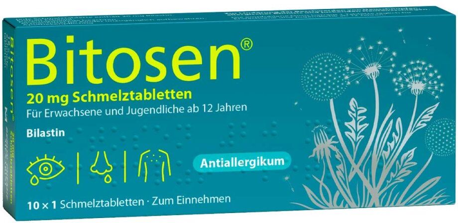 Bitosen 20 mg Schmelztabletten bei Allergien