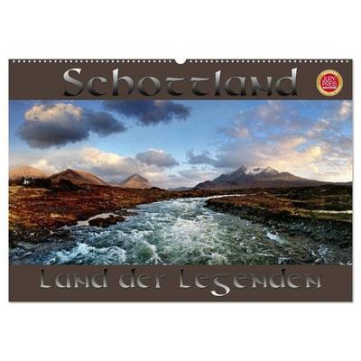 Schottland - Land der Legenden (Wandkalender 2027 DIN A2 quer), CALVENDO Monatskalender