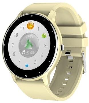 Uplifted Trends Fashion Smartwatch For Men & Women Waterproof Fitness Tracker With Wireless Call & Sport Features yellow