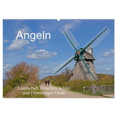 Angeln - Landschaft zwischen Schlei und Flensburger Förde (Wandkalender 2027 DIN A2 quer), CALVENDO Monatskalender