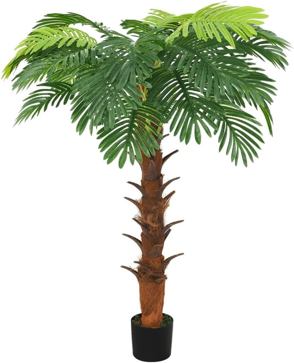 Groene kunstpalm met pot, 160 cm