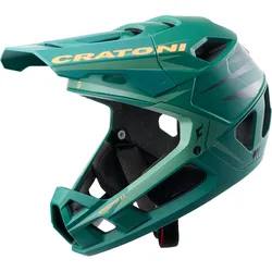Cratoni Interceptor 2.0 Fahrradhelm - Fullfacehelm green-neonorange matt