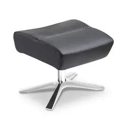 Conform Hocker Style Leder Black