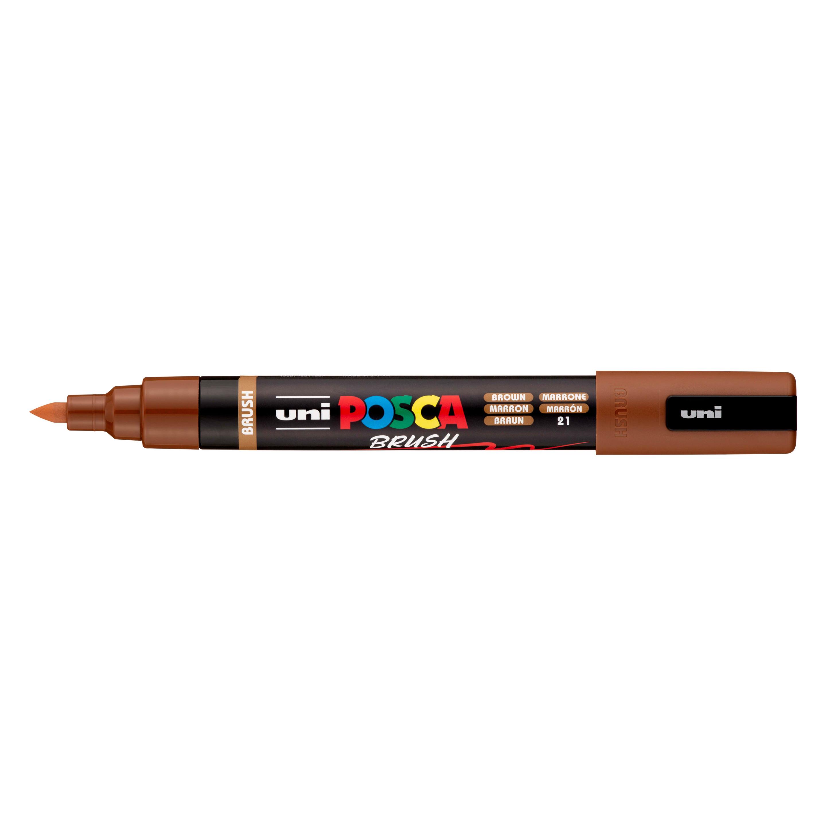 Uni-ball Filzstift Uniball Posca PC-5BR (1x) (PC-5BR BROWN)