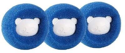 Inspired Living FurGuard Pet Hair Remover For Laundry Reusable Laundry Balls blue 3pcs