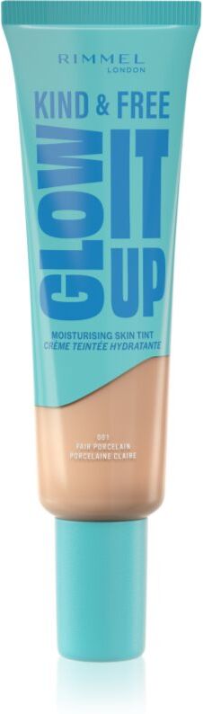 Rimmel Kind & Free Glow It Up lightweight tinted moisturiser shade 001 Fair Porcelain 30 ml