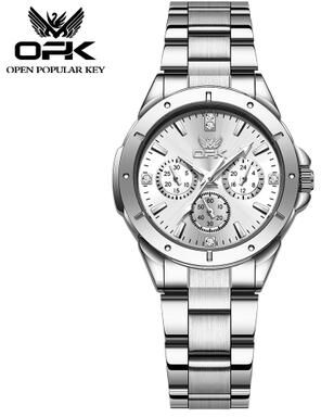 Fusion Finds Women's Quartz Watch Waterproof Stainless Steel Luminous Fashion Wristwatch c