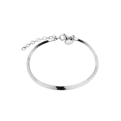Armband LIEBESKIND BERLIN "LJ-0957-B-21, LJ-0958-B-21, LJ-0959-B-21", silber (edelstahlfarben), Armbänder, Damen, 21cm, Edelstahl, glänzend, Armband