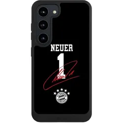 Nivocase Handyhülle für Samsung Galaxy S23 Hülle NIVOpure Case Schwarz FC Bayern München FCB Manuel Neuer (Samsung Galaxy S23), Smartphone Hülle, Schwarz