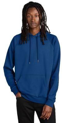 Allmade AL5000 Organic CVC Fleece Pullover Hoodie in Open Water Blue size Small