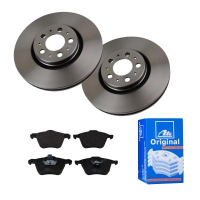 ATE Bremsensatz, Scheibenbremse 1420-42497 Vorderachse belüftet 316mm 28mm für Volvo