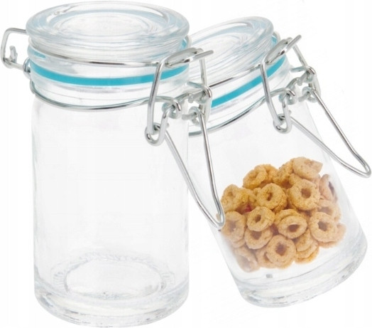 Koopman Voorraadpot met clip 80 ml 4,5 x 8,5 cm
