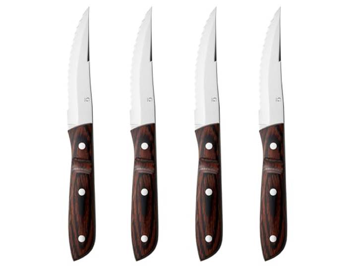 Gense Old Farmer Classic Steak Messer XL 23,5 cm 4 Stck. Holz/Stahl