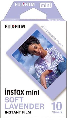 Fujifilm Papel fotográfico Instax Mini Film Soft Lavender   10 folhas