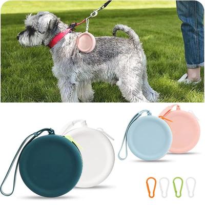 Inspire Select Waterproof Silicone Dog Treat Pouch Portable Training Snack Bag For Outdoor Walking & Reward Training black