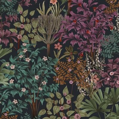 Graham & Brown Jardin Botanico Black