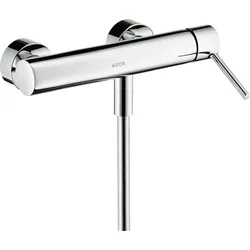 Hansgrohe AXOR Starck Einhebel-Brausemischer Aufputz, Chrom, DN15, Keramikmischsystem, einstellbare Temperaturbegrenzung, Rückflussverhinderer, Schalldämpfer