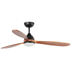 Faro DC Deckenventilator Poros Schwarz 132 cm mit LED & Fernbedienung 132
