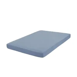 Como Green Bio-Mako-Jersey Spannbettuch   , blau , Maße (cm): B: 180