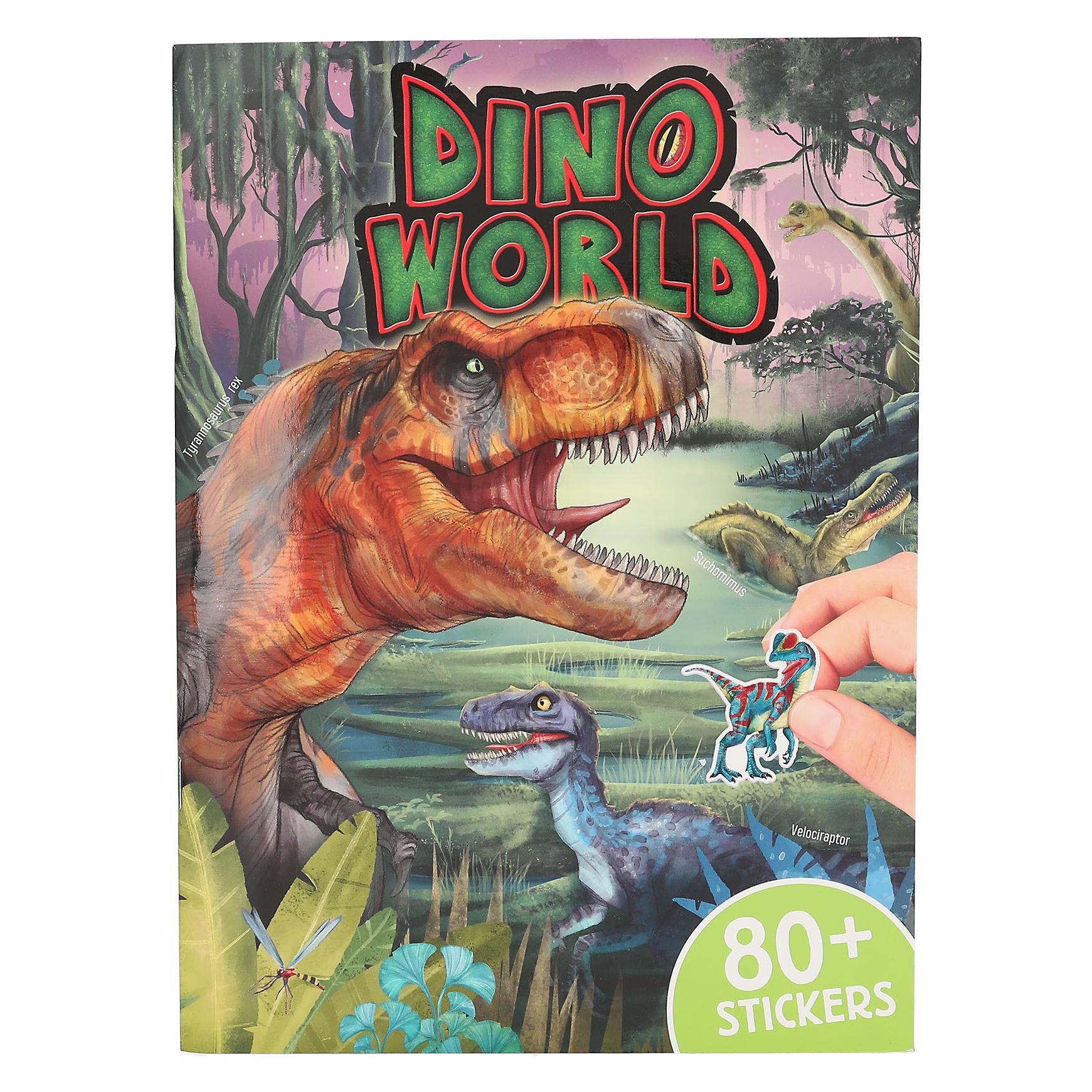 Dino World - With Puffy Stickers ( 0413207 ) (6 Sticker) (0413207)