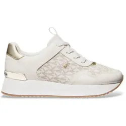 Michael Kors für Damen. 43R4RNFSAB Raina beige Pantoffel (36), 1 bis 3 cm, Schnürsenkel, Lässig