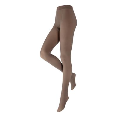 Thermostrumpfhose SARLINI "LADIES FLEECE LINED TIGHTS im transparenten Look", Damen, Gr. S/M, beige (beige, natur), Obermaterial: 66% Polyethylen, 20% Elasthan, 14% Polyamid, unifarben, elastisch, Strumpfhosen, mit angenehmer Fleece-Fütterung in...