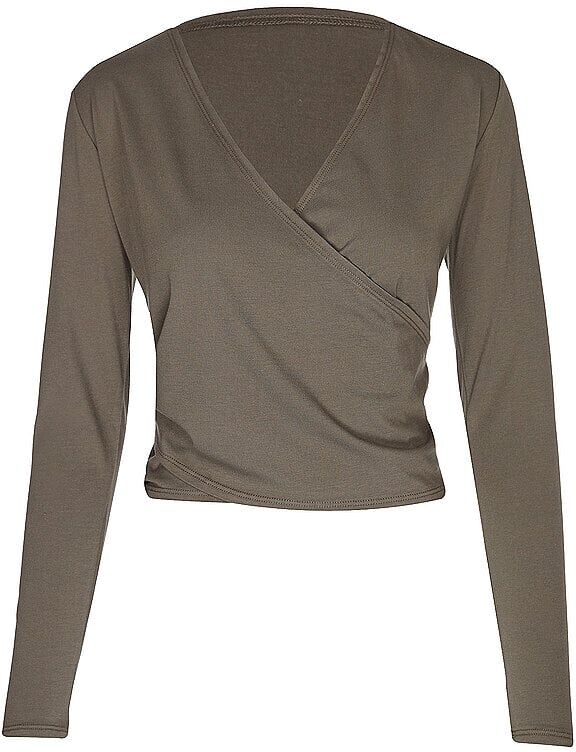 MANDALA Damen Yoga Wickeljacke Signature Wrap braun   L W