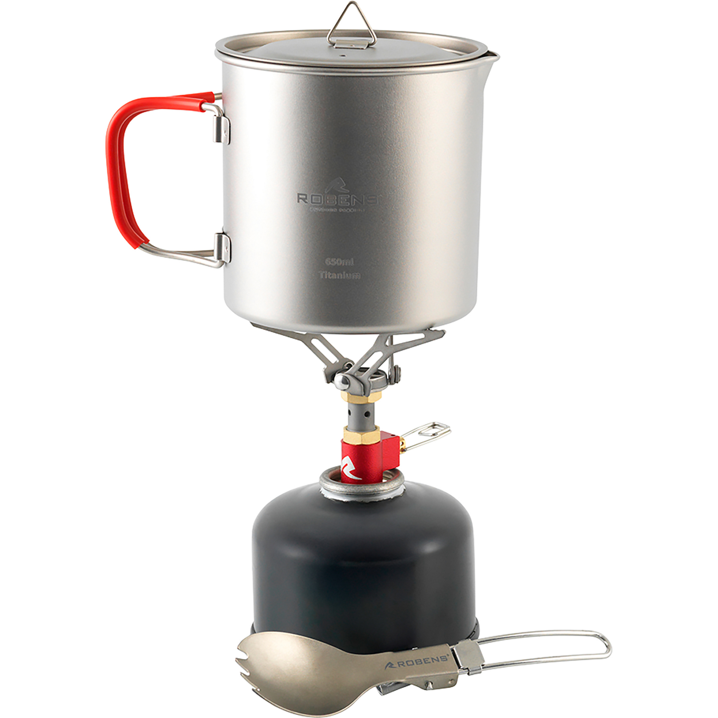 Robens Fire Wisp Solo UL Kochset Camping Kochgeschirr grau Camping