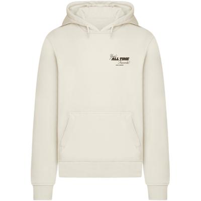 Kapuzenpullover MISTERTEE "MisterTee All Time Favorite Hoody", Herren, Gr. M, beige (sandweiß), 65% Baumwolle, 35% Polyester, mehrfarbig, normal, ohne Ausschnitt, Pullover Kapuzenpullover