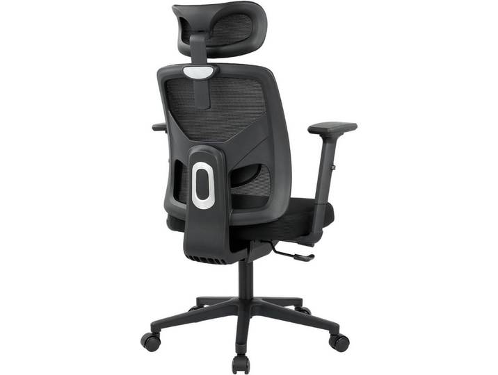 GarveeMore Bürostuhl Ergonomischer mit Netzrücken,Höhenverstellbarer Drehstuhl, Atmungsaktiver Schreibtischstuhl mit Armlehnen für Homeoffice & Büro