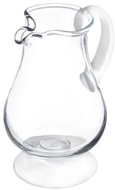 Majestic Gifts Inc. European Glass Pitcher w/ White Base
