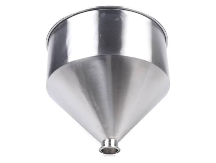 Rostfreier Stahl Trichter, 10-50L Flüssigkeit Paste Fülltrichter Abfüllmaschine Trichter Schwerlast Trichter Kapazitätswerkzeug Flüssigkeit Befüllung Behälter,10L, 64mm