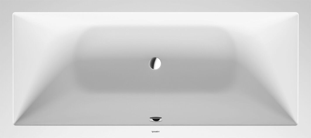Duravit DuraSquare baignoire 700426000000000 blanc, 180x80cm, version encastrable, avec cadre