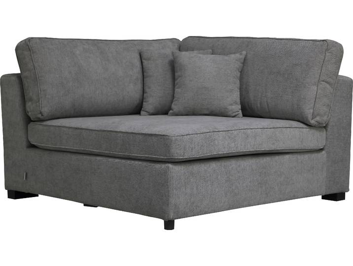 Sofa HOME AFFAIRE Skara XXL , grau (dunkelgrau), B:130cm H:86cm T:130cm, 100% Polyester, Sofas, Sofa, Eckelement zur individuellen Polstergarnitur-Gestaltung