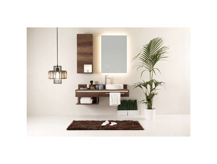Miroir LED rétroéclairé - JM-Glass - 100x80 cm - Étanchéité IP65 - Suspendu - Vertical - Horizontal