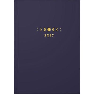 rido/idé 7021507027 Buchkalender Premium Young Line 2027 'Moon' A5, Papier