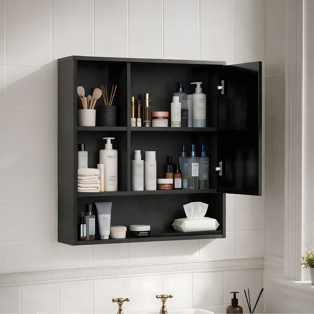 Metro Bathroom Cabinet Natural 61.2cm H X 55.5cm W X 16cm D
