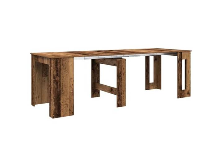 Makastle Esstisch 240 x 85 x 75 cm Holzwerkstoff Altholz Rechtwinklig