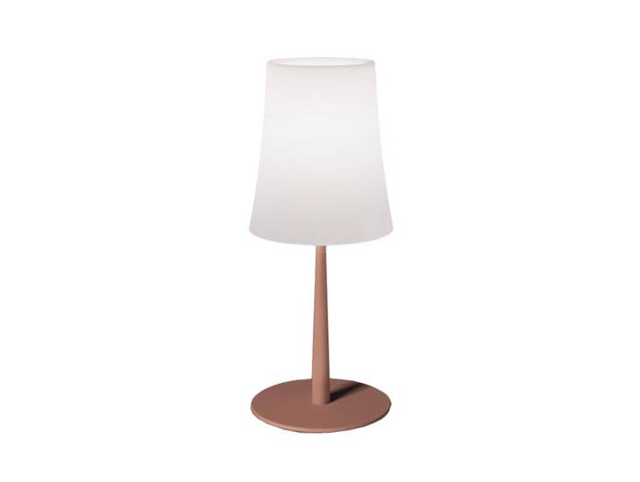 FOSCARINI lampe de table BIRDIE EASY (Rouge brique - Polycarbonate et métal)