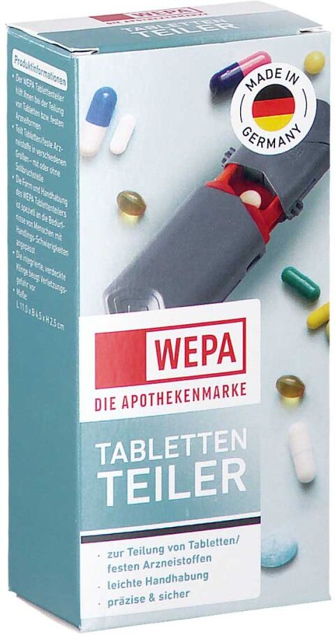Wepa Tablettenteiler Farbig Sortiert 1stk