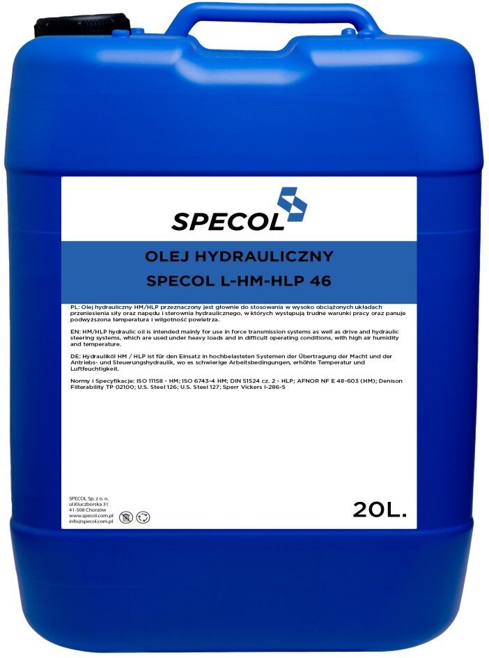 SPECOL 102512 Hydraulic Oil