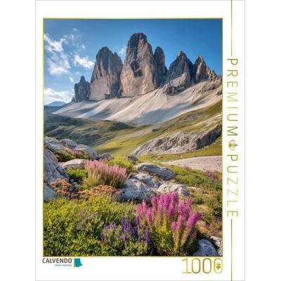 CALVENDO Puzzle Drei Zinnen Italien | 1000 Teile Lege-Größe 64x48cm Foto-Puzzle für glückliche Stunden