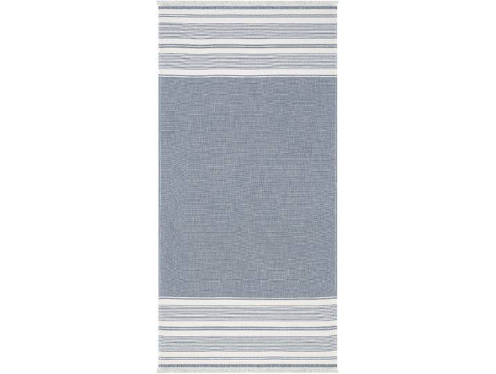 Strandtuch EGERIA Pestemal , blau (dunkelblau), B:80cm L:180cm, gewebte Ware, Baumwolle, Handtücher, Strandtuch, 80x180 cm, mit Fransen